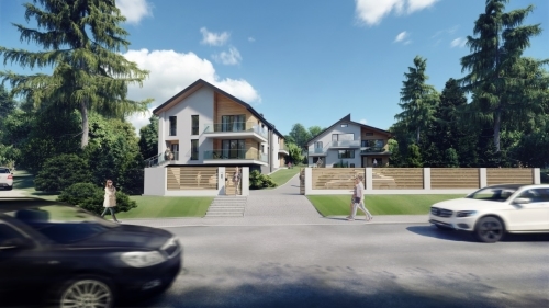 Budynek mieszkalny jednorodzinny w zabudowie bliźniaczej w Wilkowicach